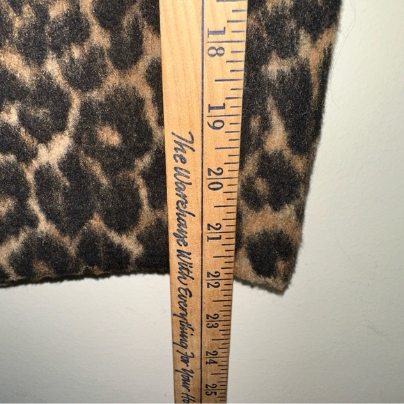 Talbots Women’s Size 10P Faux Fur Wool Blend Animal Print Pencil Skirt Lined Y2K - Picture 10 of 10